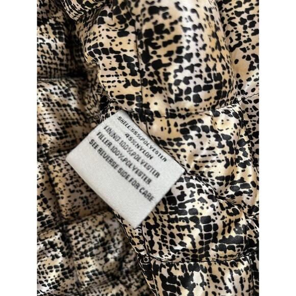 Steve Madden Women's Tan Tie Waist Button Coat Jacket Large - Picture 9 of 10